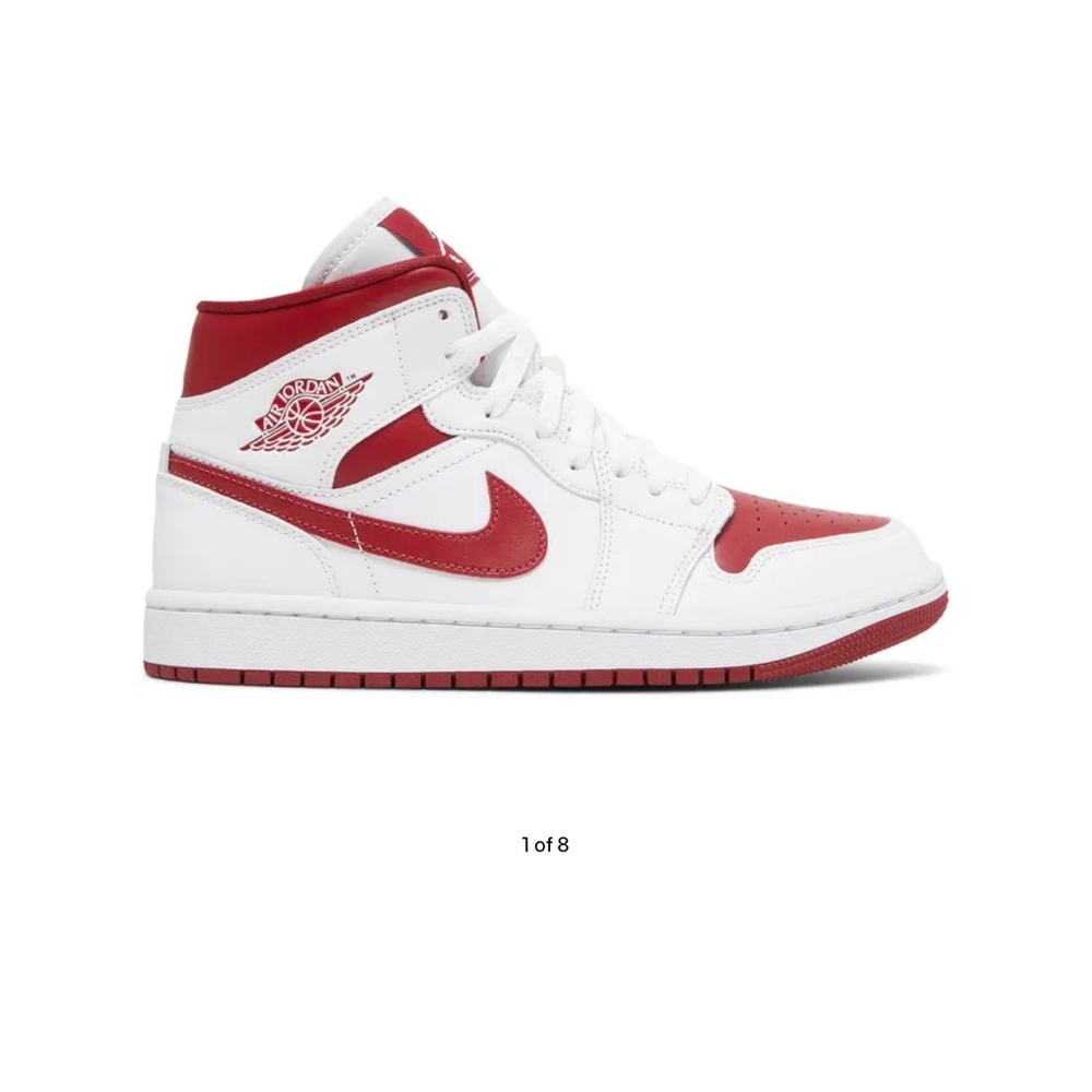 2022 Air Jordan 1 Mid 'White Pomegranate